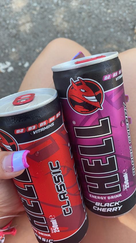 Hell Drink, Hell Energy Drink, Hell Energy, Birthday Cake Alternatives, Cake Alternatives, Cherry Drink, Red Bul, I'm Busy, Energy Drink