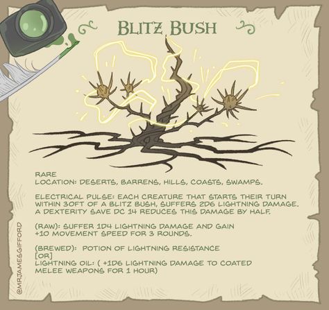 Plant Magic Items Dnd, Dnd Herbs, Magical Plants Art, Dnd Alchemy, Dnd Plants, Dnd Potions, Magic Plants, Potion Ingredients, Fantasy Plants