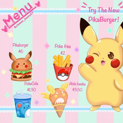 #pokemon #pokemon art #cute art #kawaii art #food illustration #pokemon aesthetics Pokemon Art Cute, Kawaii Art Food, Food Pokemon, Aesthetic Foods, Pikachu Art, Art Kawaii, Pokemon Pokemon, Art Food, Food Illustration