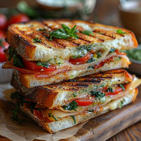 The FoodShow Tomatoes And Cheese, Simple Food, Grilled Sandwich, Tomato And Cheese, Daily Inspiration, Home Made, Trending Topics, Love Food, More Photos