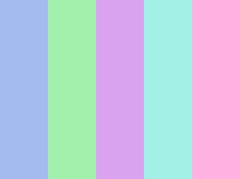 "Pretty Pastels" by bunigrl33 Aqua, Blue, Green, Lavender, Mint, Pink Pastels Color Palette, Mint Palette, Green Lavender, Pastel Colour Palette, Pink Purple Blue, Sweet Shop, Slumber Party, Clothing Inspiration, Slumber Parties