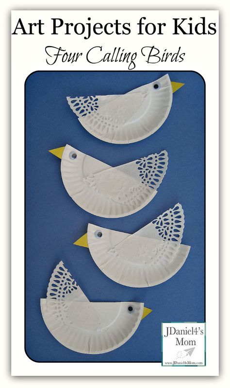 Four Calling Birds, Paper Plate Art, Art Projects For Kids, Church Crafts, Bird Crafts, Paper Plate Crafts, Plate Crafts, Groundhog Day, Sunday School Crafts