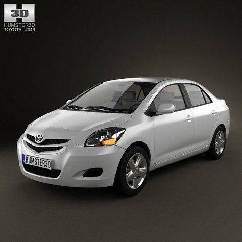 Toyota Belta, Toyota Vios, Toyota Yaris, Low Poly, Toyota, Models, Vehicles