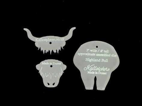 Cow Applique, Cow Craft, Cute Highland Cow, Wood Craft Patterns, Cow Ornaments, Custom Leather Belts, Body Template, Diy Leather Projects, Leather Diy Crafts