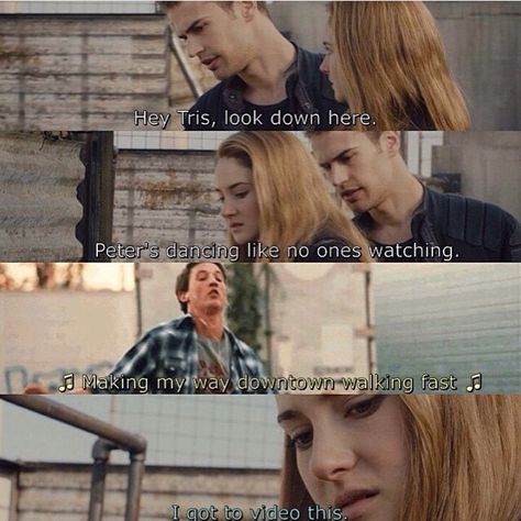 Divergent and Spectacular Now. Peter! Divergent Peter, Divergent Fourtris, Peter Divergent, Dauntless Cake, Divergent Jokes, Divergent Theo James, Divergent Memes, Making My Way Downtown, Divergent Book