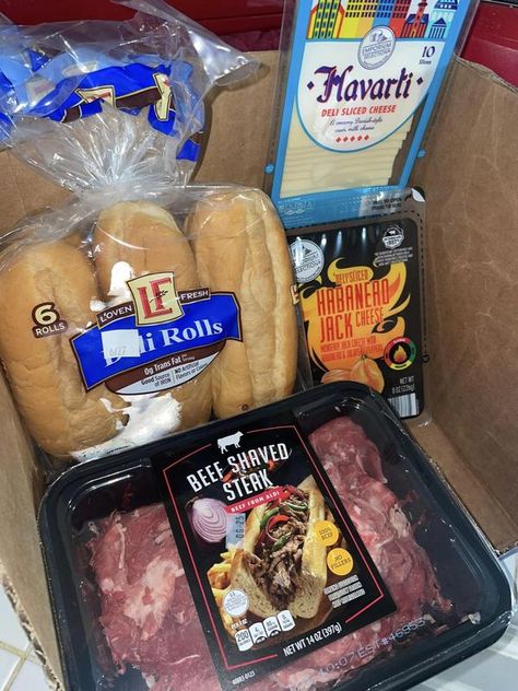 ALDI Aisle of Shame Community | Had so many questions about these delicious sandwiches | Facebook Cheesesteak Subs, Aldi Dinner Ideas, Pasta With Ground Beef, Philly Cheesesteak Pasta, Cheesesteak Pasta, Aldi Recipes, Grandma Cooking, Trader Joes Recipes, Cheese Rolling