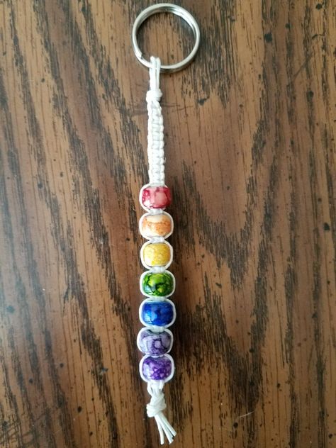 Handmade hemp keychain Hemp Keychain Diy, Hemp Accessories, Hemp Keychain, Hemp Crafts, Etsy Bracelets, Cultural Crafts, Keychain Craft, String Crafts, Hemp Jewelry