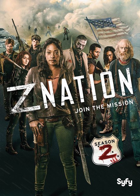 Z Nation Kellita Smith, Dj Qualls, New Zombie, Z Nation, 11x17 Poster, Supernatural Seasons, Zombie Apocalypse, Serie Tv, Season 1