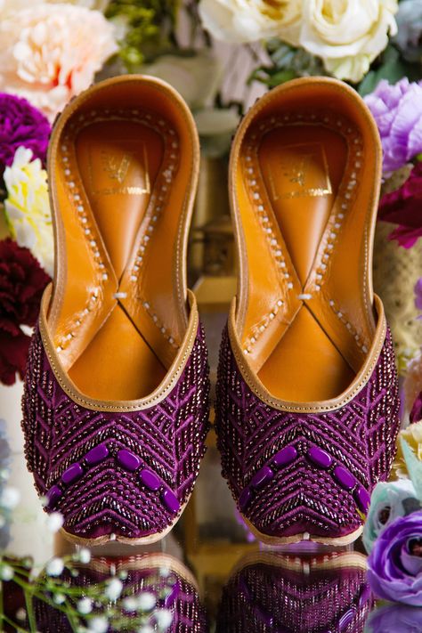 Buy #HouseofVian #seerat #embroidered #juttis online at #Aza #Fashions Shop online now at #Azafashions.com Call +91 99870 70743 or email contactus@azafashions.com for enquiries. #wedding #festive #ethnic #tradional #shopping #shoponline #party Designer House, Punjabi Jutti, Designer Footwear, Geometrical Pattern, Buy House, Purple Beads, Tone On Tone, Bag Icon, Mens Accessories Jewelry