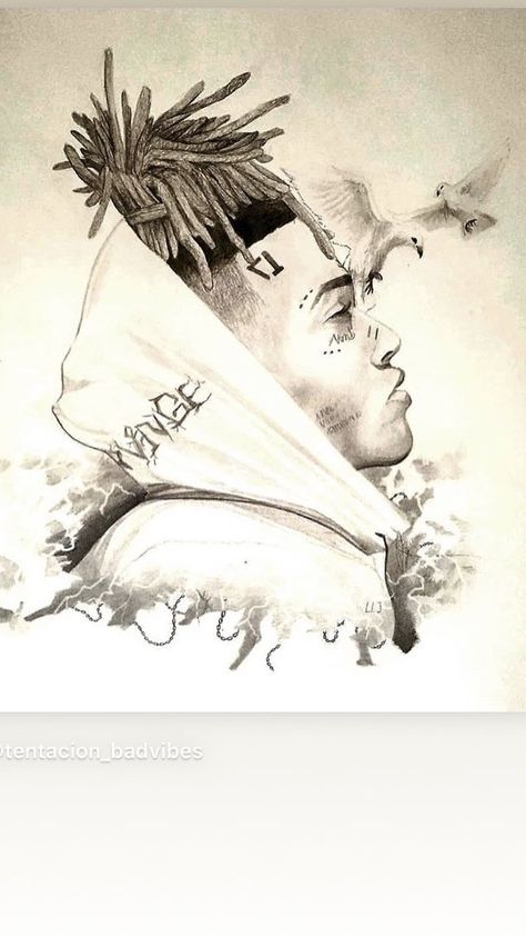 Xxtentacion Drawing, Xxxtancion Drawing, Tentacion Drawing, Xxxtentaci̇on Drawing, Xxxtentacion Drawing, Xxxtancion Wallpapers, Rapper Wallpaper Iphone, Trill Art, Dope Cartoons