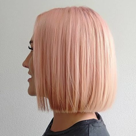 Rose Gold Short Hair, Rose Gold Hair Balayage, Rose Blonde Hair, Gold Blonde Hair, Gold Hair Dye, Blond Rose, Rose Gold Blonde, Rose Blonde, Peach Hair Colors