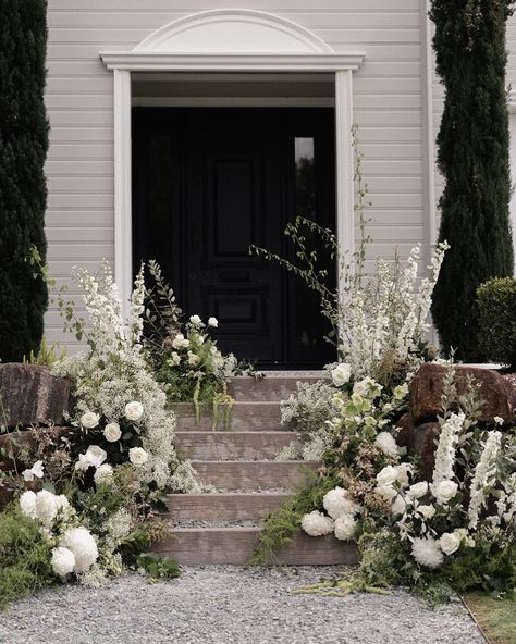 A little glimpse into the autumn ceremony magic that the visual genius of @saltmedia.au captured for our love birds @montanahatfield & @luke_middlebrook Stunning styling & flowers by one of our favourites @elyssiumblooms filled the steps with a romantic sprawling country garden aesthetic. The ceremony took place at the steps of 'The Residence' on a beautiful cloudy day with ethereal music by @estrella_strings. International guests enjoyed champagne in the gardens before dining by candlelig... Ethereal Music, Styling Flowers, Garden Ceremony, Garden Aesthetic, Country Garden, Cloudy Day, Country Gardening, Love Birds, Secret Garden