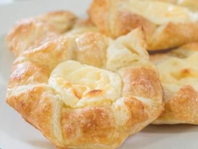 Easy Cheese Danish Recipe | Trisha Yearwood | Food Network Easy Cheese Danish, Cream Cheese Puff Pastry, Trisha Yearwood Recipes, Cheese Danish Recipe, Cream Cheese Danish, Cheese Puff Pastry, Cheese Danish, Trisha Yearwood, Easy Cheese