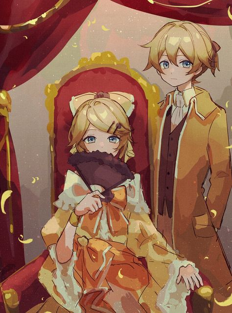 Rin And Len Servant Of Evil, Servant Of Evil Fanart, Vocaloid Evillious Chronicles, Daughter Of Evil Fanart, Allen Evillious Chronicles, Rilliane And Allen, Servant Of Evil Len, Kagamine Rin Fanart, Len X Rin