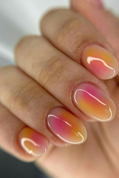 Art Personality, Aura Nails, Nail Goals, Nagellack Trends, Polish Ideas, Summery Nails, Girly Acrylic Nails, Nail Swag, Minimalist Nails