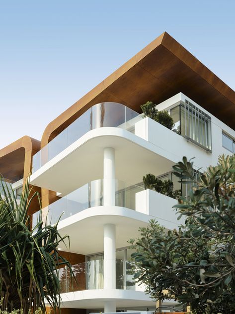 Penthouse Living Room, Palazzo Parisio Malta, Waves On The Beach, Penthouse Living, Manly Beach, Residential Apartments, Tree Canopy, Clerestory Windows, Penthouse