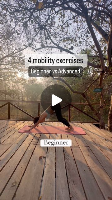 💫 camelia oberoi on Instagram: "Working the full body with these mobility exercises.  Try the ones that work for you. Either the beginner version or then the advanced 💕 . . . #mobility #spinemobility #shouldermobility #mormingstretches #jointhealth #healthyhips #fullbodymobility #morningyoga #yogainnature #yogaeverydamnday" Mobility Exercises For Beginners, Exercises For Beginners, Yoga Ball, Mobility Exercises, March 27, Morning Yoga, Work For You, Work On Yourself, Workout Shorts