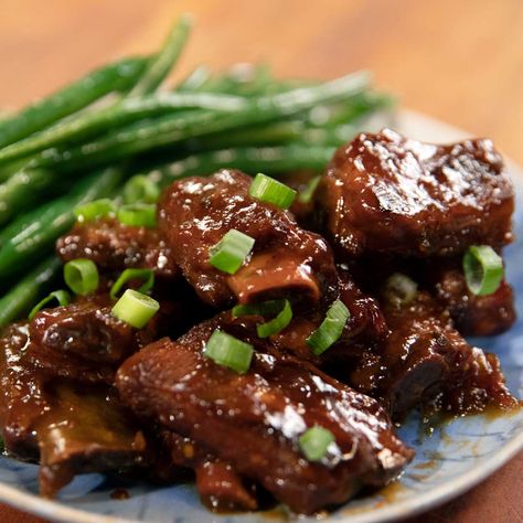 Sweet and Sour Spareribs | Tastemade Sweet N Sour Ribs, Sweet And Sour Spareribs Slow Cooker, Sweet And Sour Spareribs Recipes, Sweet And Sour Pork Ribs Oven, Sweet And Sour Ribs In Oven, Hawaiian Bbq Party, Sweet And Sour Short Ribs, Sweet And Sour Spare Ribs, Sweet And Sour Ribs