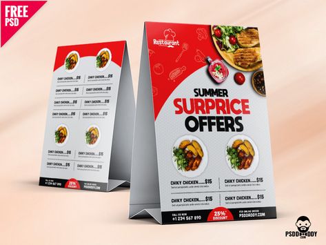 Showcard Design, Beirut Streets, Table Card Design, Tent Card Design, Shawarma Logo, Table Tent Design, Pizza Box Design, Menu Table, Custom Menu