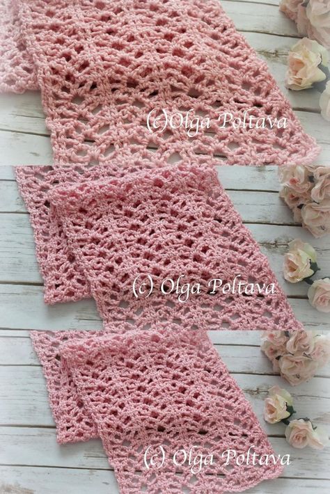 Early Fall Lace Scarf Crochet pattern by Olga Poltava, #AD, #Poltava, #Olga, #pattern Crochet Lace Scarf Pattern, Scarf Crochet, Lace Scarf, Scarf Crochet Pattern, Early Fall, Crochet Scarves, Crochet Scarf, Crochet Pattern, Crochet Top