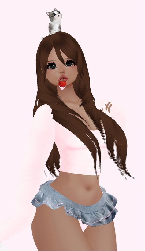 Imvu Cutecore, Cute Imvu Outfits, Imvu Face, Zepeto Character Ideas, Indie Fits, Bee Bop, Imvu Outfits Ideas Cute, Doll Aesthetic, Sims 4 Body Mods