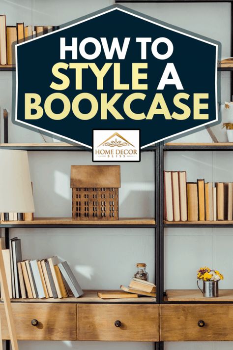 How To Style A Bookcase How To Style A Bookcase, Style A Bookcase, Styling A Bookcase, Bedroom Guide, Storing Books, Wallpaper Walls Decor, Rug Inspiration, Curtains Living, Living Room Windows