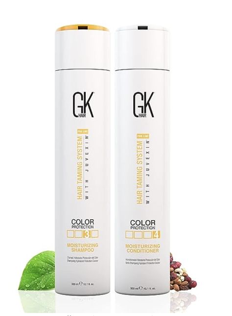 GK HAIR Global Keratin Moisturizing Shampoo and Conditioner Sets (10.1 Fl Oz/300ml) for Color Treated Hair - Daily Use Cleansing Dry to Normal Sulfate Paraben-Free - All Hair Types for Men and Women Shampoo And Conditioner Set, Moisturizing Shampoo, Color Treated Hair, Treated Hair, All Hair Types, Paraben Free, Hair Types, Keratin, Shampoo And Conditioner