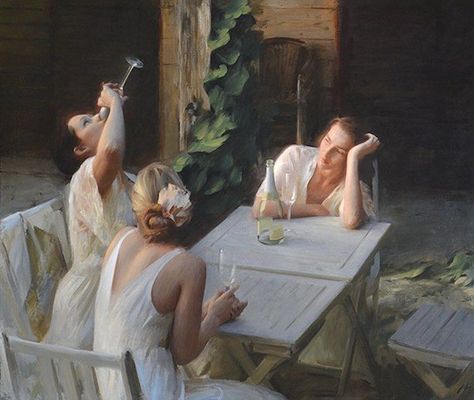 Nick Alm, Champagne Breakfast, Art Mini Toile, Mini Canvas Art, Mini Canvas, Original Oil Painting, Oil On Canvas, Contemporary Art, Painter