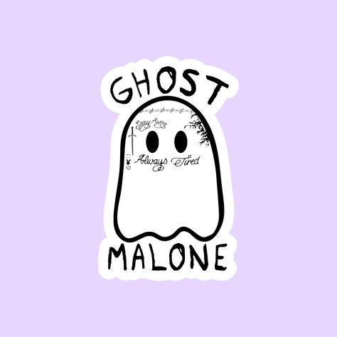 Spooky Stickers Aesthetic, Macbook Stickers Aesthetic, Halloween Stickers Aesthetic, Kindle Insert, Ghost Malone, Spooky Diy, Spooky Stickers, Stickers Scrapbook, Stickers Funny