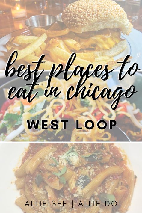 West Loop Chicago, Seafood Fried Rice, Roasted Halibut, Prickly Pear Margarita, Pizza Photo, Fried Apple Pies, Shrimp Toast, Chicago Loop, Dinner Places