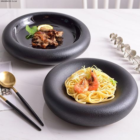 Smarter Shopping, Better Living! Aliexpress.com Ceramic Sushi Set, Pottery Sushi Plate, Sushi Plates Pottery, Ceramic Sushi Plate, Romantic Breakfast, Sushi Plate Set, Japanese Dinner, Pasta Plates, Deep Plate