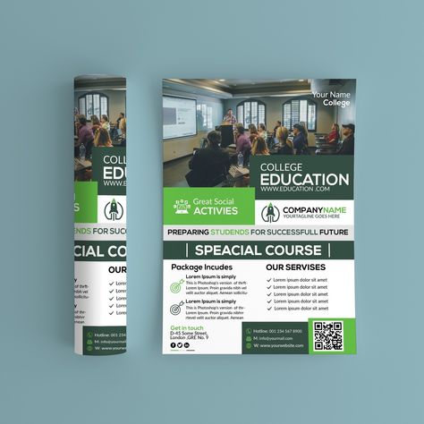 🎓 Education Admission College Flyer design - University - College Flyer Design - Education Flyer Design Capture attention with our vibrant flyer design, meticulously crafted to stand out. Whether you're promoting an upcoming event, showcasing a new product, or highlighting your services, this flyer is designed to leave a lasting impression. ------ I offer super competitive pricing across all of my products & design services, so contact me to arrange a branding package of your own! Key Featu... College Flyer Design, Education Flyer Design, Education Flyer, College Flyer, Design University, Branding Package, Products Design, University College, Colleges And Universities