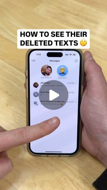 Amin Tips on Instagram: "Follow me @amintips for more tips! Life hack to see someone’s deleted text messages on their iPhone 👀 #iphonetips #iphonetricks #iphonehacks #lifehacks #lifetips #doityourself" Phone Tricks, Galaxy Flip, Ipad Features, Iphone Tricks, Computer Hacks, Iphone Tips, Etsy Seo, Phone Gadgets, Tech Info