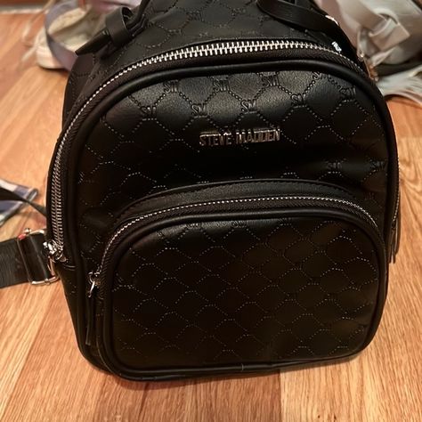 Mini Steve Madden backpack Steve Madden Backpack, Steve Madden Handbags, Mini Backpack, Steve Madden, Backpacks, Plus Fashion, Outfit Inspo, I Love, Women Shopping