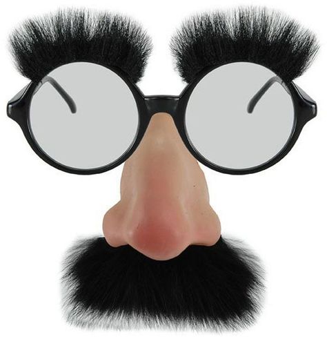 Adult Nose & Mustache Costume Glasses https://api.shopstyle.com/action/apiVisitRetailer?id=538903826&pid=uid8100-34415590-43 Mustache Costume, Thick Mustaches, Beard Costume, Bushy Eyebrows, Box Costumes, Groucho Marx, Funny Glasses, Plastic Glasses, Costume Shop