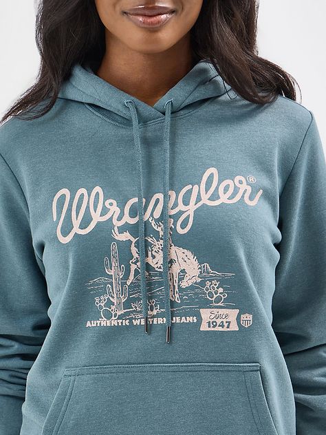 Cute Western Hoodies, Cute Country Hoodies, Wrangler Hoodie, Country Hoodies, Western Hoodies, Wrangler Women, Casual Country Outfits, Country Fits, Country Clothes