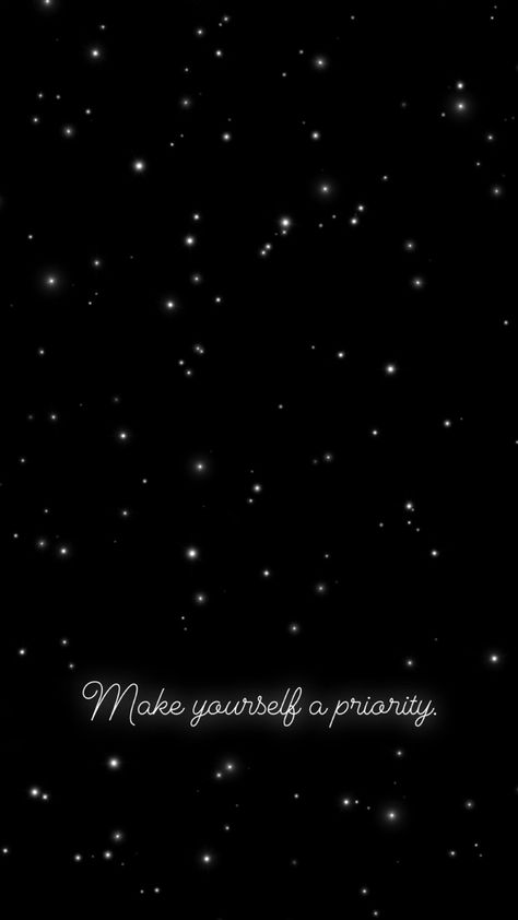 #wallpaper #iphone #black #priority #myself #white Make Yourself A Priority Wallpaper, Priority Wallpaper, Wallpaper Iphone Black, Glittery Wallpaper, Make Yourself A Priority, Iphone Black, Make Yourself, I Wallpaper, Wallpaper Iphone