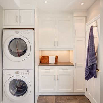 stack washer laundry room ideas | 3,121 stacked washer and dryer Laundry Design Photos Natural Laundry Room Ideas, Dryer On Top Of Washer, Washroom With Stackable Washer And Dryer, Stacked Vs Side By Side Washer Dryer, White Stackable Washer And Dryer, Concealed Stacked Washer And Dryer, Stacked Washer Dryer Pull Out Shelf, Miele Washer And Dryer Stacked, Washer Dryer Laundry Room