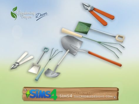 by SIMcredibledesigns.com  Found in TSR Category 'Sims 4 Clutter' Sims 4 Cc Garden Clutter, Sims 4 Cc Gardening, Sims 4 Garage Cc, Sims 4 Garage, Cc Clutter, Garage Clutter, Sims Download, Sims 4 Kitchen, Sims 4 Clutter