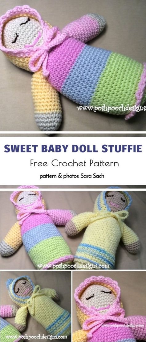 Cuddly Softies Crochet Ideas Free Patterns | Your Crochet Crochet Hexagon Rag Doll Free Pattern, Small Crochet Doll, Crochet Raok, Crochet Patterns For Beginners Free, Granny Hexagon, Scrap Yarn Crochet, Micro Crochet, Crochet Lovey