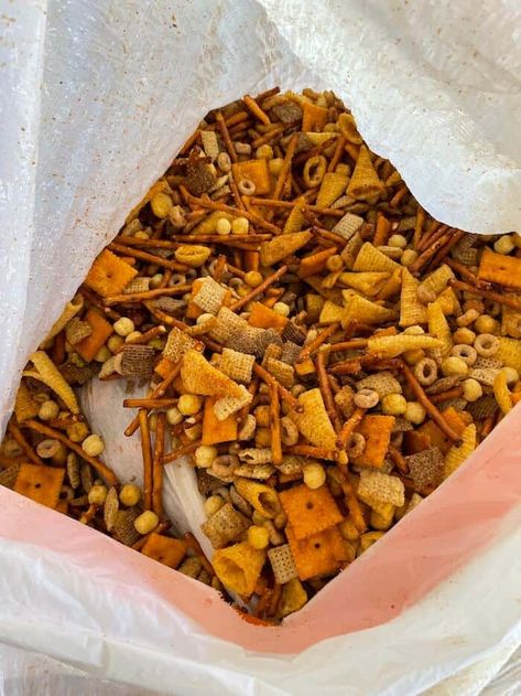 Chex Mix On The Blackstone, Chex Mix On Blackstone, Blackstone Chow Mein, Chow Mein On Blackstone, Nachos On Blackstone Griddle, Home Fries On Blackstone Griddle, Bold Chex Mix Recipe, Savory Chex Mix Recipes, Savory Chex