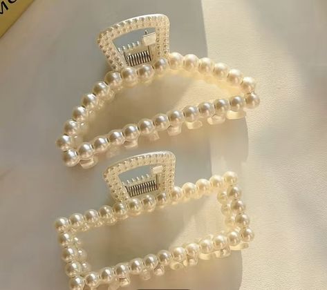 Large Hair Clips, Bridesmaid Hair Clips, Decorative Hair Clips, Back Of Head, Bridesmaid Pearls, Pearl Hair Clip, Claw Hair Clips, Hair Accessories Gift, Bridesmaid Proposal Gifts