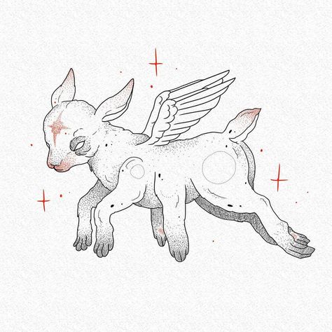 Jackalope Tattoo Cute, Kpop Tattoo, Getting A Tattoo, Spooky Tattoos, Minimalist Tattoos, Tattoo Art Drawings, Aesthetic Tattoo, Tattoo Flash Art, Arte Sketchbook