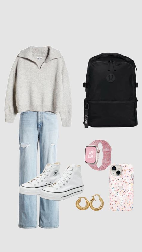 Outfit Wishlist, Back To School Outfit, Trendy Aesthetic, Backpack School, Back To School Outfits, School Outfit, School Backpacks, School Outfits, Back To School