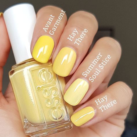 Essie Nail Polish Colors, Essie Nail Colors, Yellow Nail, Nagellack Trends, Essie Nail Polish, Essie Nail, Yellow Nails, Nail Polish Colors, Ombre Nails