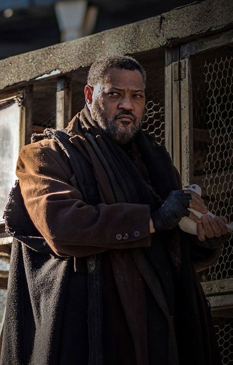 Laurence Fishburne returns as the Bowery king Laurence Fishburne John Wick, Royal Paintings, Lawrence Fishburne, Laurence Fishburne, August Wilson, Hannibal Nbc, John Wick Movie, King John, Neon Noir