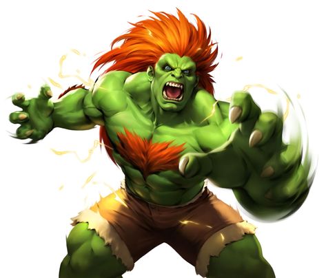 Blanka Street Fighter, Brazil Pictures, Street Fighter Video Game, Street Fighter Game, Street Fighters, Super Street Fighter, Video Game Character, Street Fighter 2, Street Fighter Art