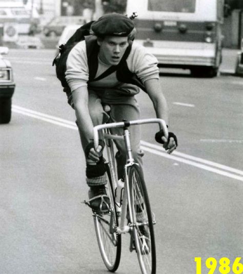 Kevin Bacon Bike Messenger, Cycling Photography, Kevin Bacon, Riding A Bike, Urban Bike, Fixed Gear Bike, I Want To Ride My Bicycle, Qi Gong, Bike Rider