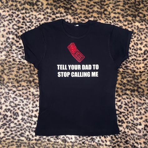 Look what I just found on Depop 🙌 https://depop.app.link/dQ5zwchp9jb Stop Calling Me, La Apartment, Im So Sorry, Tumblr T Shirt, Silly Shirt, Funky Shirts, Clothing Art, Apartment Tour, Weird Shirts