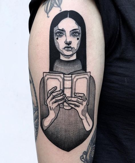 Writer Tattoo, Sweet Tattoos, Human Canvas, Matching Tattoo, Book Tattoo, White Tattoo, Edgar Allan, Edgar Allan Poe, Matching Tattoos